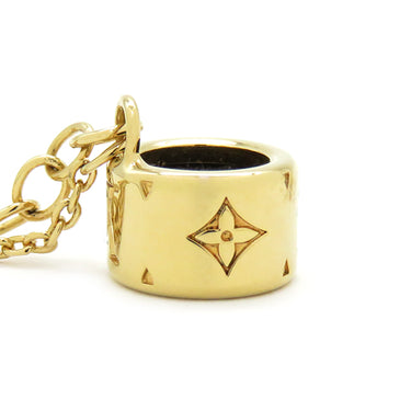 ルイヴィトン LOUIS VUITTON イヤフォンアクセサリー ナノグラム M69647 ゴールド GP ファッション雑貨 ゴールド金具 AirPods モノグラムモチーフ