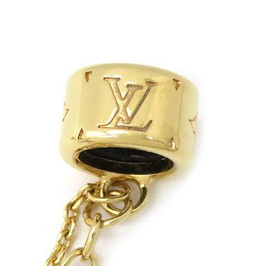 ルイヴィトン LOUIS VUITTON イヤフォンアクセサリー ナノグラム M69647 ゴールド GP ファッション雑貨 ゴールド金具 AirPods モノグラムモチーフ