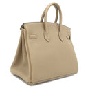 エルメス HERMES バーキン25 ベージュマルファ トゴ ハンドバッグ シルバー金具 新品 未使用