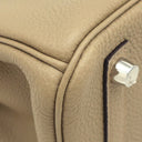 エルメス HERMES バーキン25 ベージュマルファ トゴ ハンドバッグ シルバー金具 新品 未使用