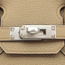 エルメス HERMES バーキン25 ベージュマルファ トゴ ハンドバッグ シルバー金具 新品 未使用