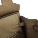 エルメス HERMES バーキン25 ベージュマルファ トゴ ハンドバッグ シルバー金具 新品 未使用