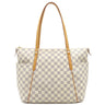 ルイヴィトン LOUIS VUITTON トータリー MM N41279 ダミエアズール ダミエアズールキャンバス トートバッグ ゴールド金具 白