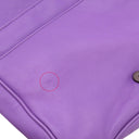 ボッテガヴェネタ BOTTEGA VENETA イントレチャート パープル レザー ショルダーバッグ ガンメタル金具 紫