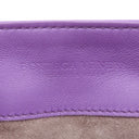 ボッテガヴェネタ BOTTEGA VENETA イントレチャート パープル レザー ショルダーバッグ ガンメタル金具 紫