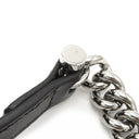 グッチ GUCCI ダブルGプレート 739721 ブラック レザー 2WAYバッグ シルバー金具 黒 ショルダー クラッチ