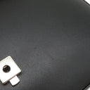 グッチ GUCCI ダブルGプレート 739721 ブラック レザー 2WAYバッグ シルバー金具 黒 ショルダー クラッチ