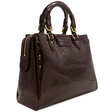 ルイヴィトン LOUIS VUITTON メルローズ アヴェニュー M93757 アラマント モノグラムヴェルニ ハンドバッグ ゴールド金具 パドロック欠品