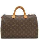ルイヴィトン LOUIS VUITTON スピーディ 35 M41524 モノグラム モノグラムキャンバス ハンドバッグ ゴールド金具 茶 鍵・パドロック欠品
