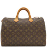 ルイヴィトン LOUIS VUITTON スピーディ 35 M41524 モノグラム モノグラムキャンバス ハンドバッグ ゴールド金具 茶 鍵・パドロック欠品