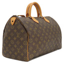 ルイヴィトン LOUIS VUITTON スピーディ 35 M41524 モノグラム モノグラムキャンバス ハンドバッグ ゴールド金具 茶 鍵・パドロック欠品