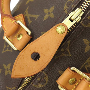 ルイヴィトン LOUIS VUITTON スピーディ 35 M41524 モノグラム モノグラムキャンバス ハンドバッグ ゴールド金具 茶 鍵・パドロック欠品