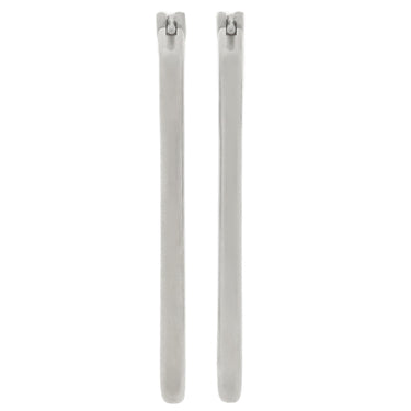 ルイヴィトン LOUIS VUITTON ブックル ドレイユ LV ジップピアス シルバー メタル ピアス