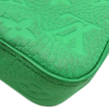 ルイヴィトン LOUIS VUITTON Sロック ヴェルティカル ウエアラブル ウォレット M81525 グリーン トリヨンレザー ショルダーバッグ 緑 マットグリーン金具