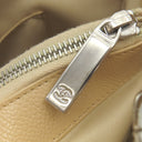 シャネル CHANEL マトラッセ GST トートバッグ A50995 ベージュ キャビアスキン トートバッグ シルバー金具 ココマーク チェーンショルダー
