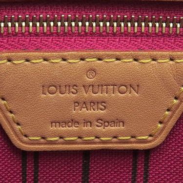 ルイヴィトン LOUIS VUITTON ネヴァーフルMM M41178 フューシャ モノグラムキャンバス トートバッグ ゴールド金具 茶 ピンク