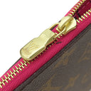 ルイヴィトン LOUIS VUITTON ネヴァーフルMM M41178 フューシャ モノグラムキャンバス トートバッグ ゴールド金具 茶 ピンク