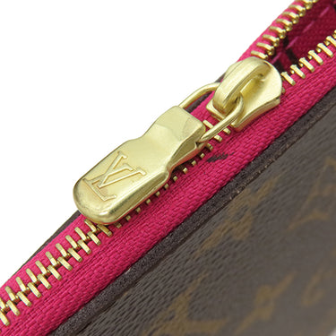 ルイヴィトン LOUIS VUITTON ネヴァーフルMM M41178 フューシャ モノグラムキャンバス トートバッグ ゴールド金具 茶 ピンク