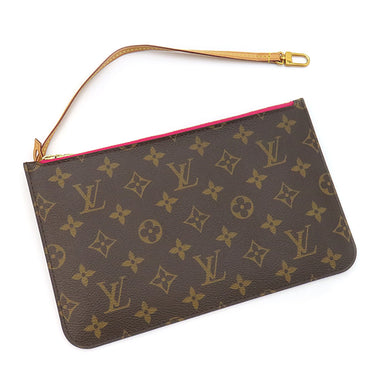 ルイヴィトン LOUIS VUITTON ネヴァーフルMM M41178 フューシャ モノグラムキャンバス トートバッグ ゴールド金具 茶 ピンク