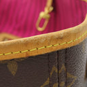 ルイヴィトン LOUIS VUITTON ネヴァーフルMM M41178 フューシャ モノグラムキャンバス トートバッグ ゴールド金具 茶 ピンク