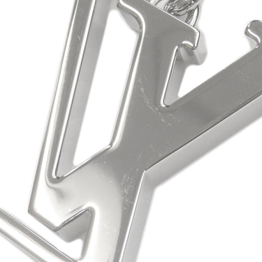 ルイヴィトン LOUIS VUITTON ポルト クレ イニシアルLV M65071 シルバー メタル キーホルダー シルバー金具 チャーム