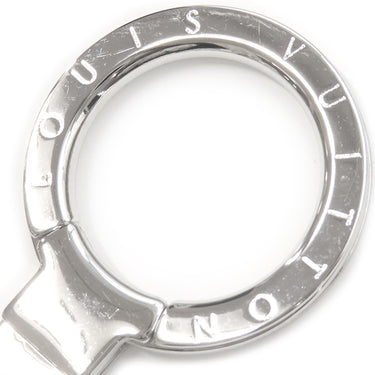 ルイヴィトン LOUIS VUITTON ポルト クレ イニシアルLV M65071 シルバー メタル キーホルダー シルバー金具 チャーム