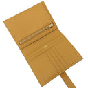 エルメス HERMES ベアンコンパクト セサミ ヴォーエプソン 二つ折り財布 ゴールド金具 新品 未使用 茶