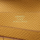エルメス HERMES ベアンコンパクト セサミ ヴォーエプソン 二つ折り財布 ゴールド金具 新品 未使用 茶