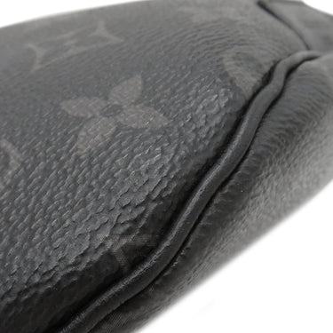 ルイヴィトン LOUIS VUITTON ディスカバリー バムバッグ M44336 モノグラムエクリプス モノグラムエクリプス ボディバッグ シルバー金具 ショルダーバッグ 黒