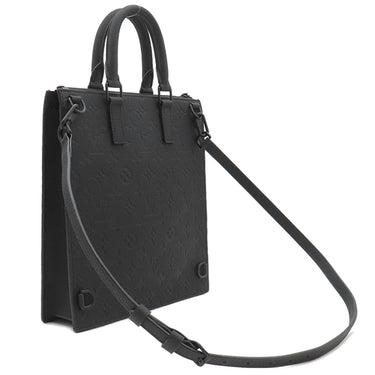 ルイヴィトン LOUIS VUITTON サックプラ メッセンジャー M55924 ノワール トリヨンレザー 2WAYバッグ マットブラック金具 黒 ハンドバッグ ショルダーバッグ