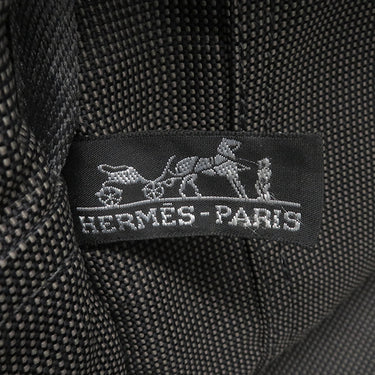 エルメス HERMES エールライントート MM グレー キャンバス トートバッグ シルバー金具 鍵・カデナ欠品