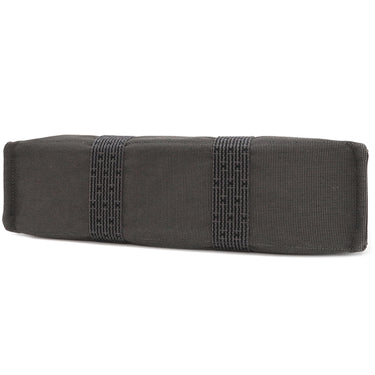 エルメス HERMES エールライントート MM グレー キャンバス トートバッグ シルバー金具 鍵・カデナ欠品