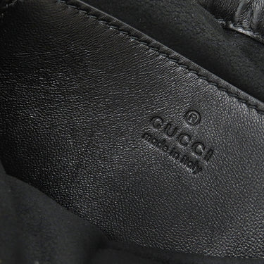 グッチ GUCCI GGマーモント スモール 777263 ブラック レザー ショルダーバッグ ヴィンテージ金具 黒 チェーンショルダー