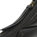 グッチ GUCCI GGマーモント スモール 777263 ブラック レザー ショルダーバッグ ヴィンテージ金具 黒 チェーンショルダー