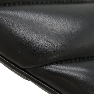 グッチ GUCCI GGマーモント スモール 777263 ブラック レザー ショルダーバッグ ヴィンテージ金具 黒 チェーンショルダー