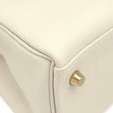 エルメス HERMES ケリー28 内縫い クレ トゴ 2WAYバッグ ゴールド金具 オフホワイト ショルダー