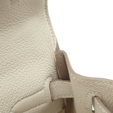 エルメス HERMES ケリー28 内縫い クレ トゴ 2WAYバッグ ゴールド金具 オフホワイト ショルダー