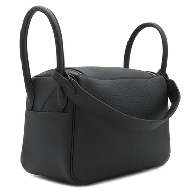 エルメス HERMES リンディ26 ブラック トリヨンクレマンス 2WAYバッグ シルバー金具 新品 未使用 黒