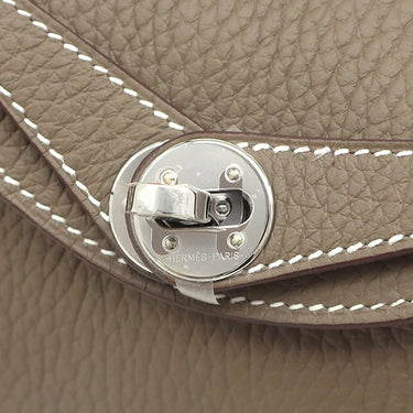 エルメス HERMES リンディ ミニ 20 エトゥープ トリヨンクレマンス ショルダーバッグ シルバー金具 新品 未使用 グレージュ