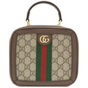 グッチ GUCCI オフィディア ミニトップハンドル 772157 ベージュ×エボニー GGスプリームキャンバス 2WAYバッグ ゴールド金具 茶 ダブルG ショルダー