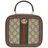 グッチ GUCCI オフィディア ミニトップハンドル 772157 ベージュ×エボニー GGスプリームキャンバス 2WAYバッグ ゴールド金具 茶 ダブルG ショルダー