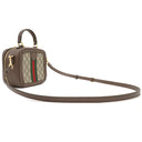 グッチ GUCCI オフィディア ミニトップハンドル 772157 ベージュ×エボニー GGスプリームキャンバス 2WAYバッグ ゴールド金具 茶 ダブルG ショルダー