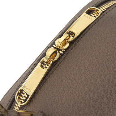 グッチ GUCCI オフィディア ミニトップハンドル 772157 ベージュ×エボニー GGスプリームキャンバス 2WAYバッグ ゴールド金具 茶 ダブルG ショルダー