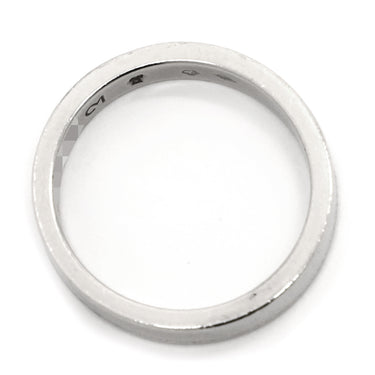 カルティエ Cartier C ドゥ カルティエ B4051300 プラチナシルバー Pt950 #51(JP11) リング 指輪 エングレーブド ロゴ 1P ウェディングリング プラチナ 11号