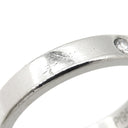 カルティエ Cartier C ドゥ カルティエ B4051300 プラチナシルバー Pt950 #51(JP11) リング 指輪 エングレーブド ロゴ 1P ウェディングリング プラチナ 11号