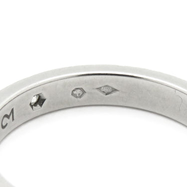 カルティエ Cartier C ドゥ カルティエ B4051300 プラチナシルバー Pt950 #51(JP11) リング 指輪 エングレーブド ロゴ 1P ウェディングリング プラチナ 11号