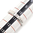 カルティエ Cartier C ドゥ カルティエ B4051300 プラチナシルバー Pt950 #51(JP11) リング 指輪 エングレーブド ロゴ 1P ウェディングリング プラチナ 11号