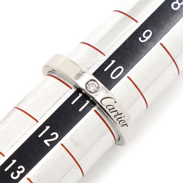 カルティエ Cartier C ドゥ カルティエ B4051300 プラチナシルバー Pt950 #51(JP11) リング 指輪 エングレーブド ロゴ 1P ウェディングリング プラチナ 11号