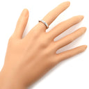 カルティエ Cartier C ドゥ カルティエ B4051300 プラチナシルバー Pt950 #51(JP11) リング 指輪 エングレーブド ロゴ 1P ウェディングリング プラチナ 11号