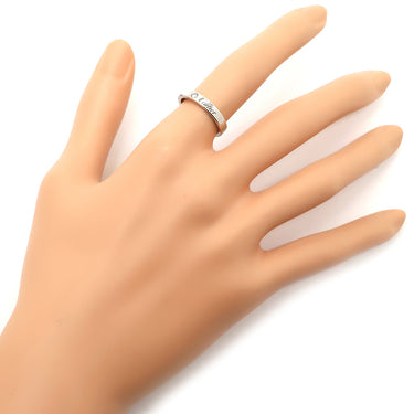 カルティエ Cartier C ドゥ カルティエ B4051300 プラチナシルバー Pt950 #51(JP11) リング 指輪 エングレーブド ロゴ 1P ウェディングリング プラチナ 11号